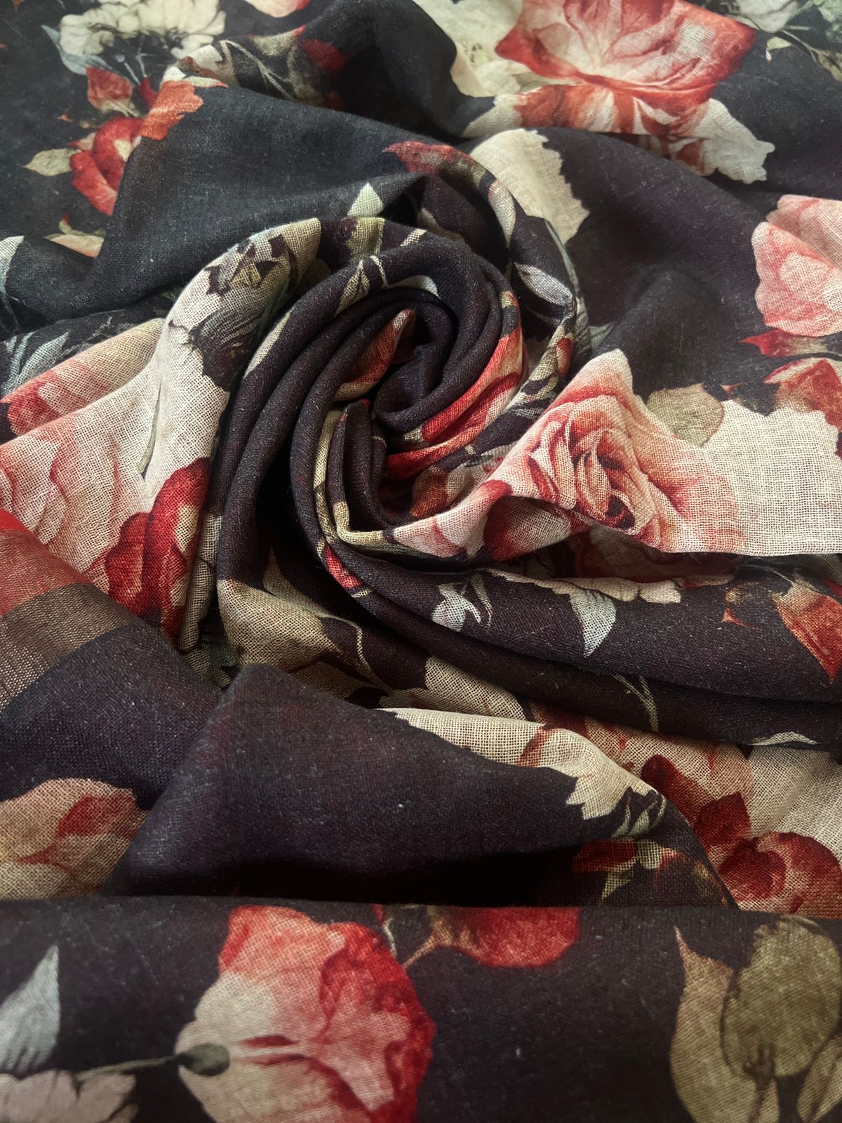 Pure Linen By Linen Digital Print Saree