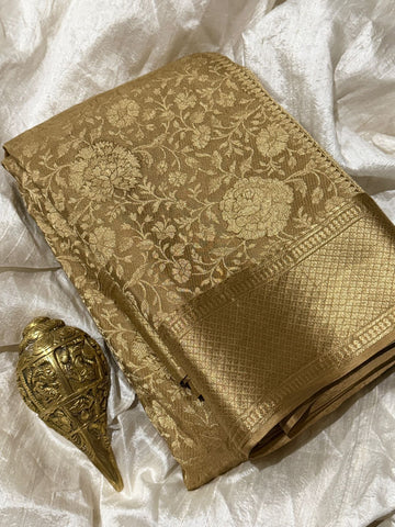 Pure Mysore Brocade Crepe Silk Saree