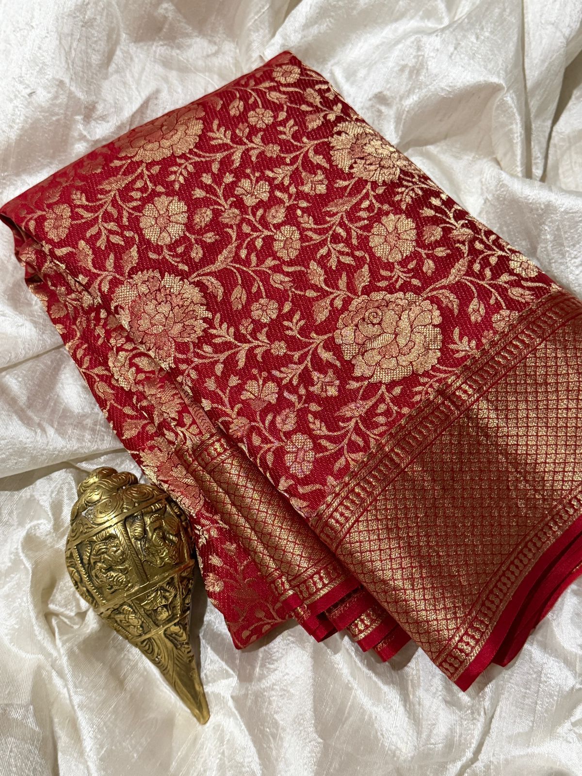 Pure Mysore Brocade Crepe Silk Saree