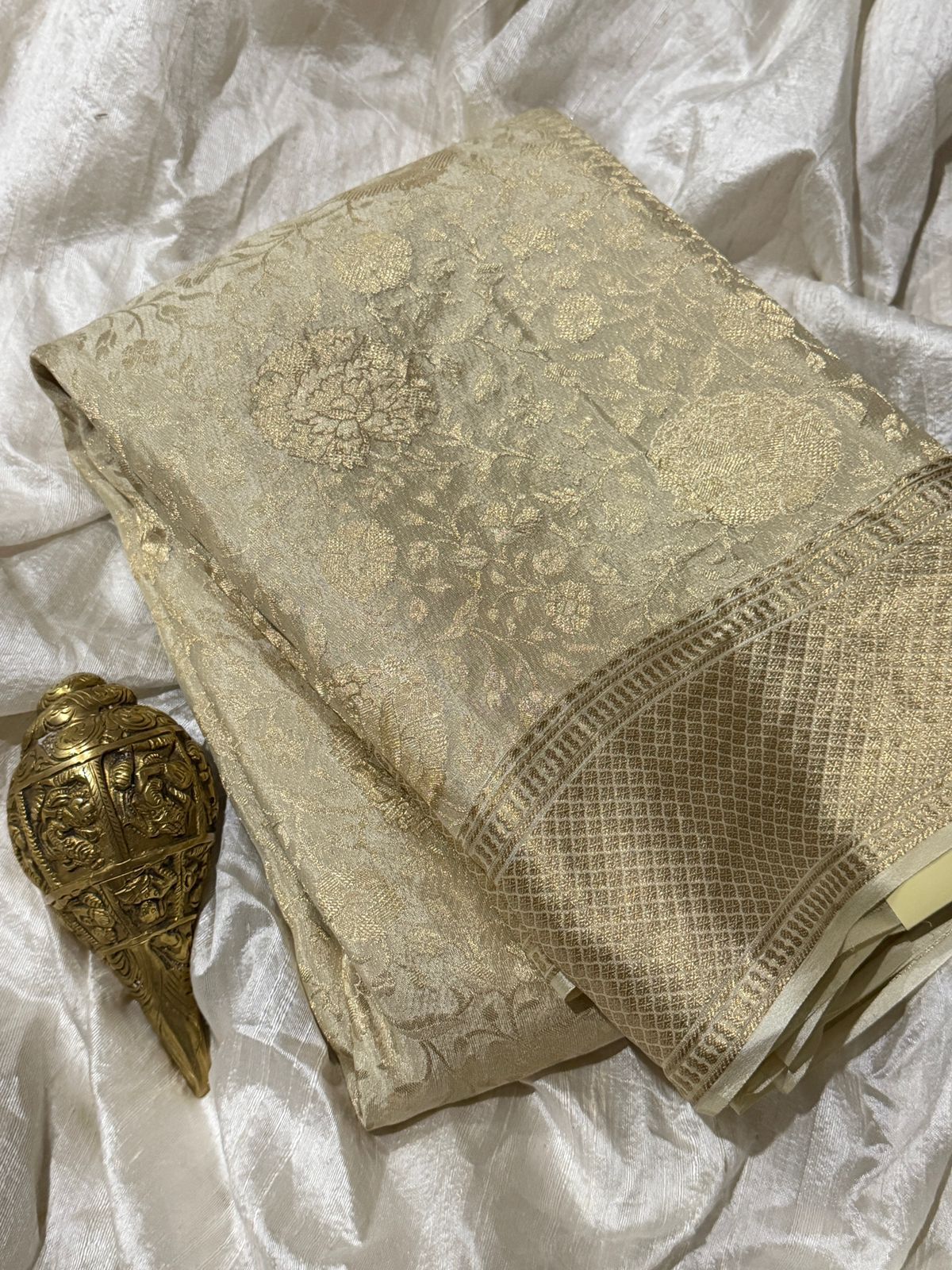 Pure Mysore Brocade Crepe Silk Saree