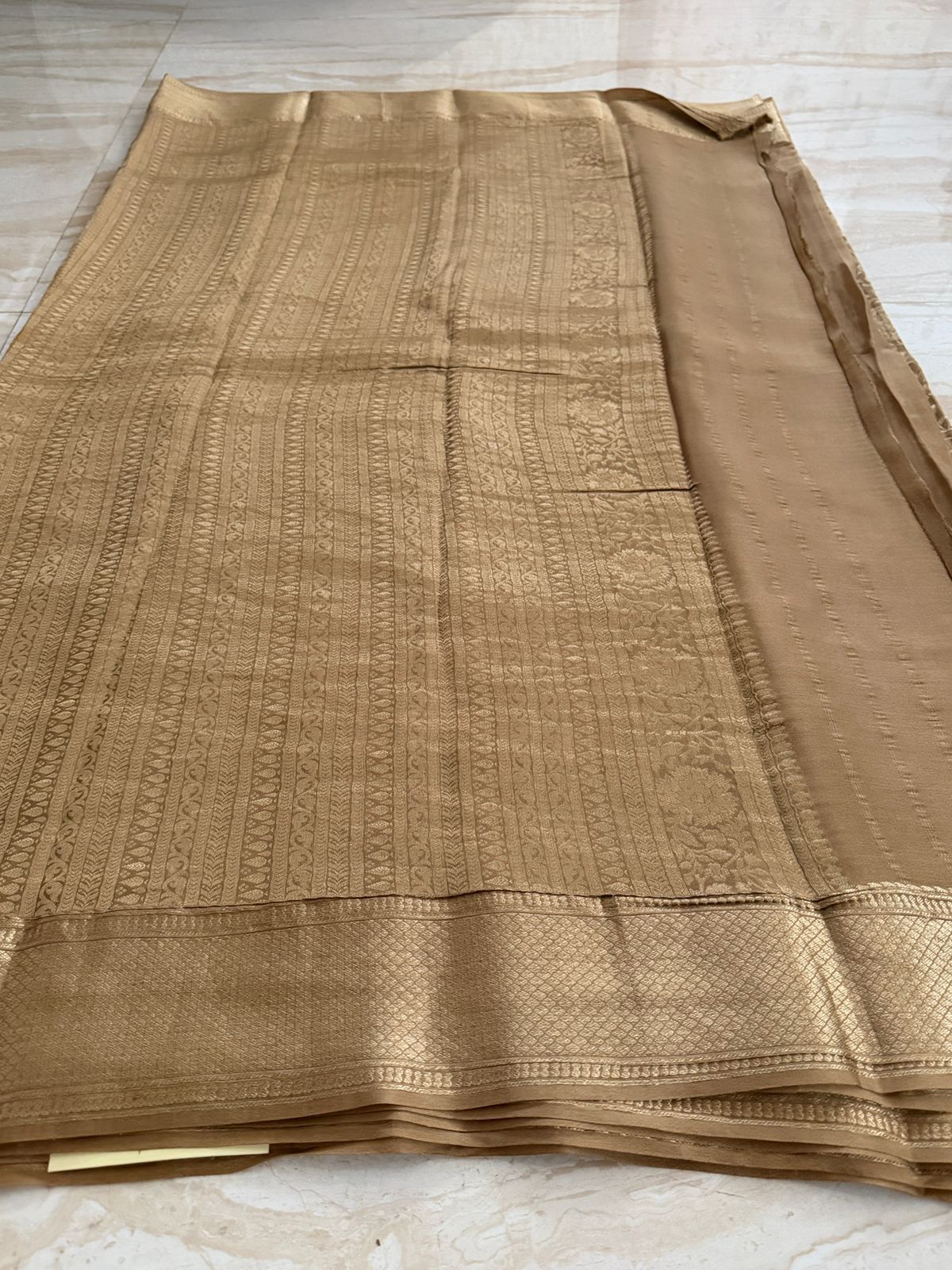 Pure Mysore Brocade Crepe Silk Saree