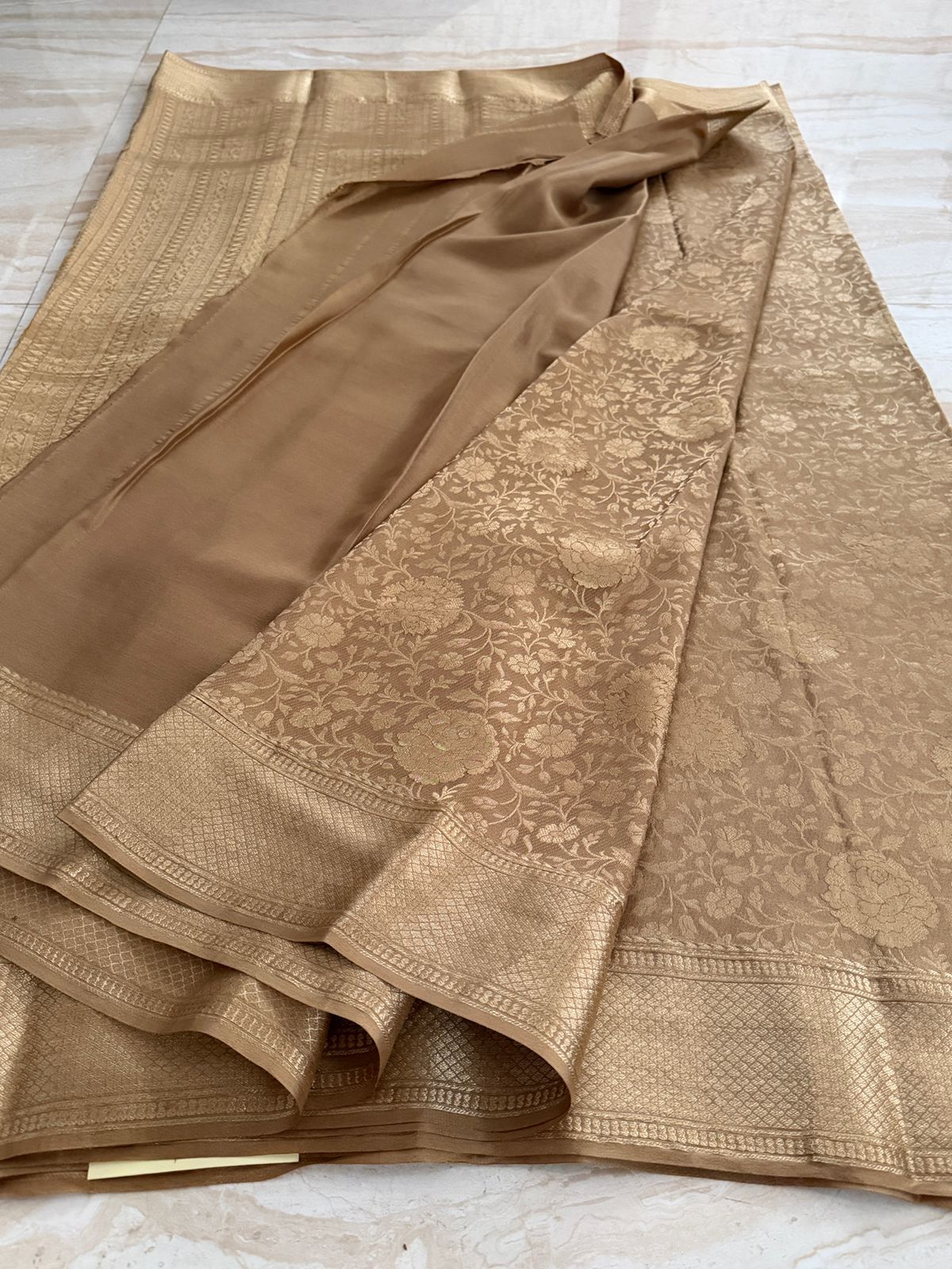 Pure Mysore Brocade Crepe Silk Saree