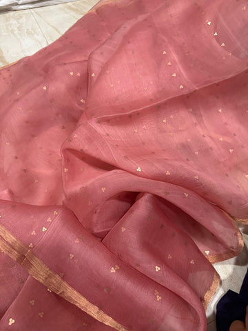 Elegant Pure Handloom Resham Silk Saree With All-Over Sequins Work