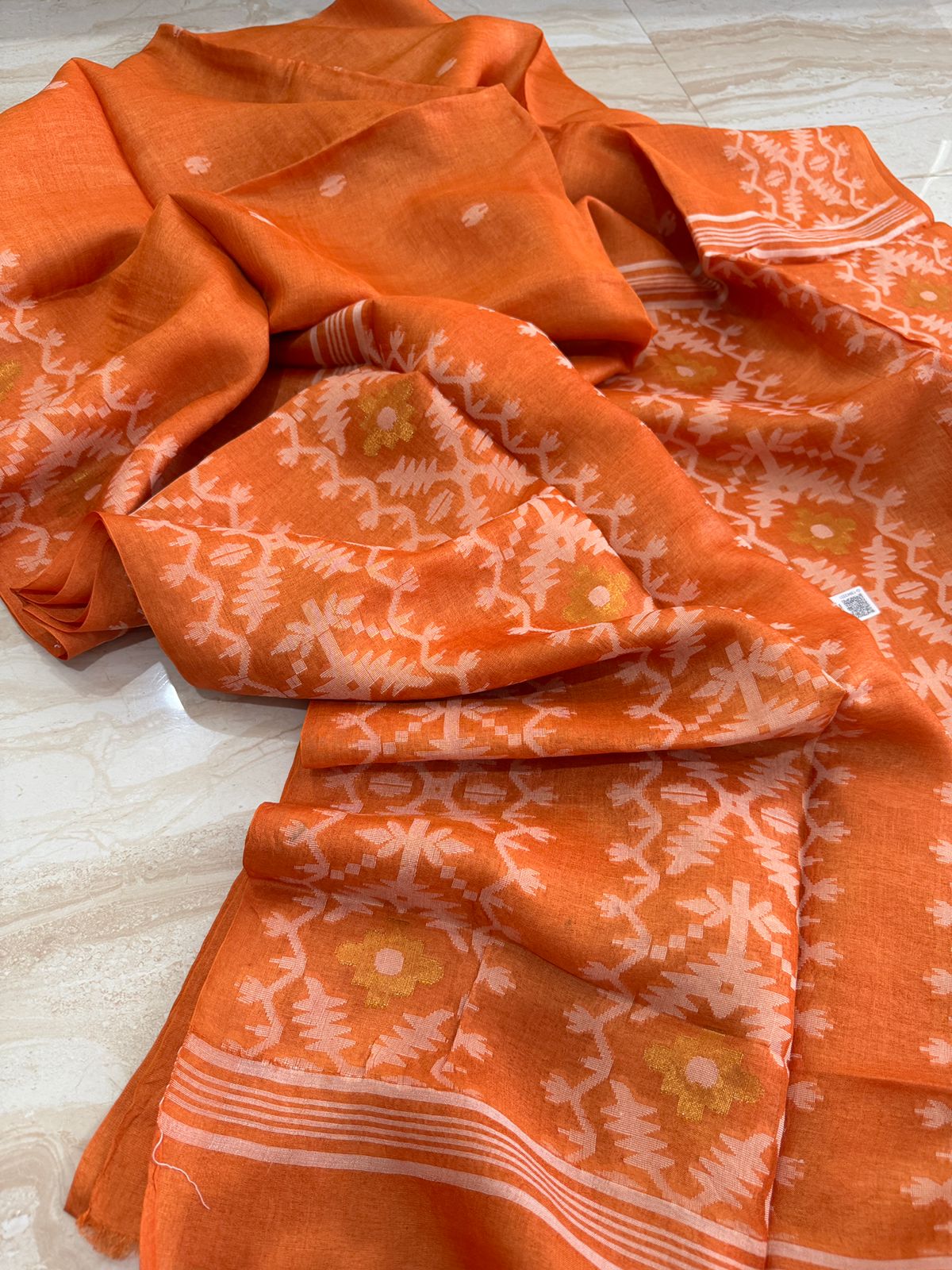 Tussar Handloom Jamdani Saree