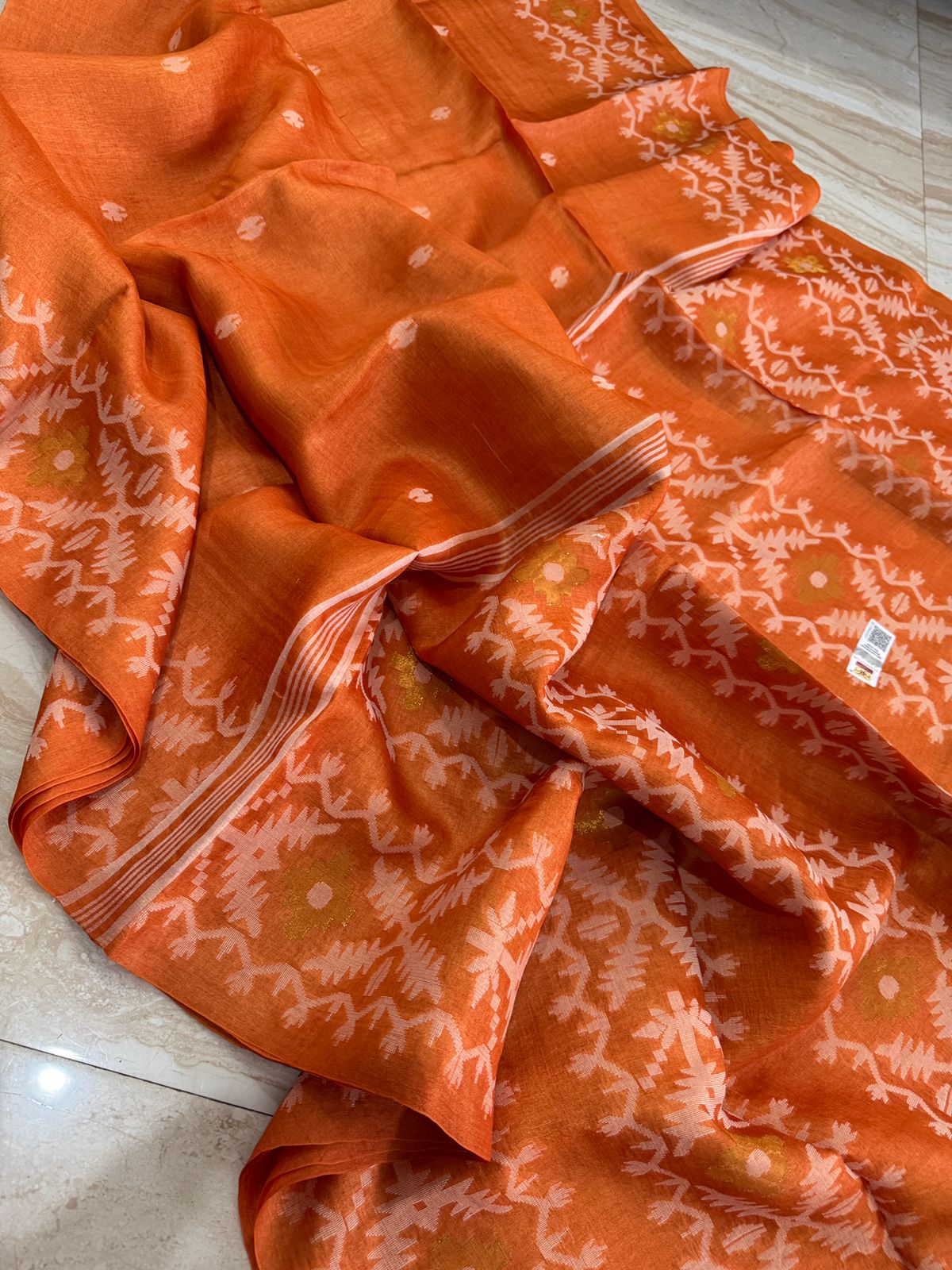 Tussar Handloom Jamdani Saree