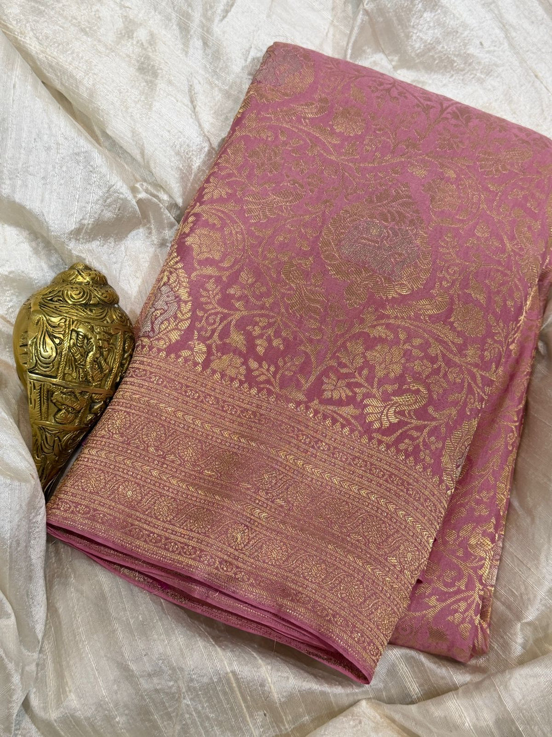 Pure Mysore Brocade Crepe Silk