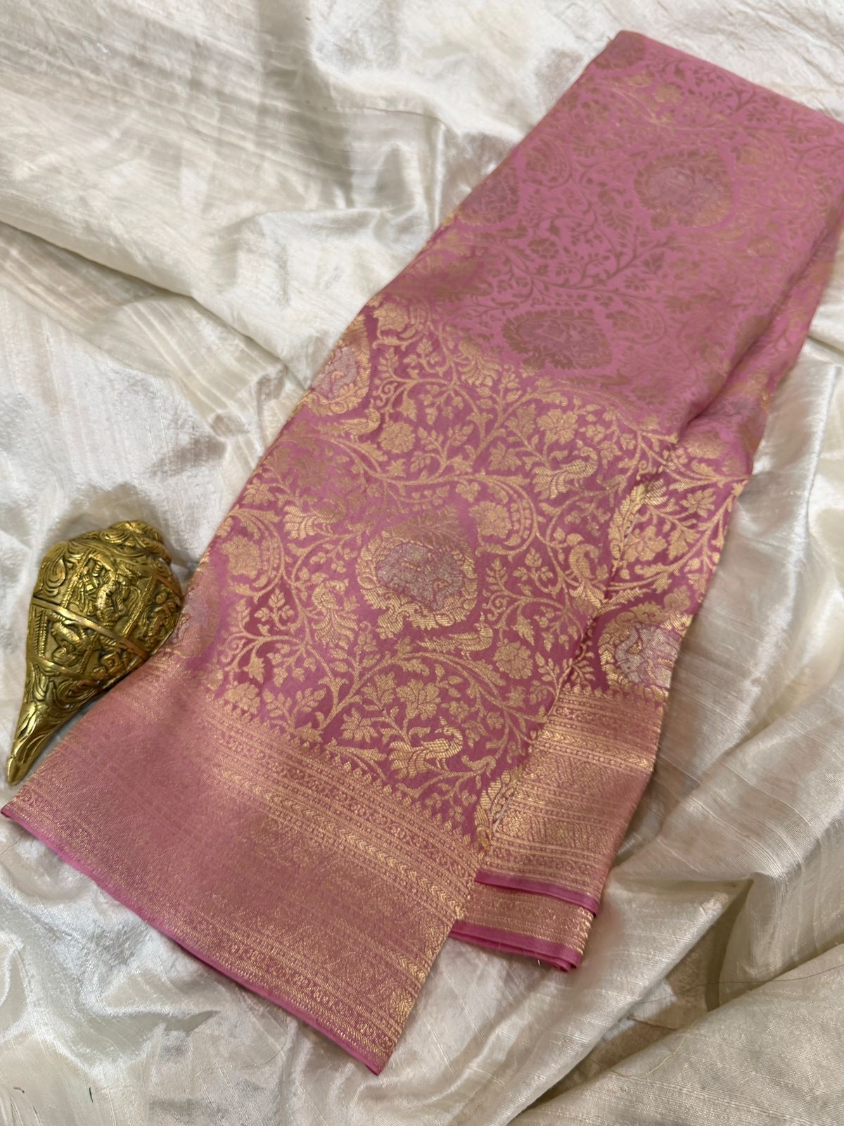 Pure Mysore Brocade Crepe Silk