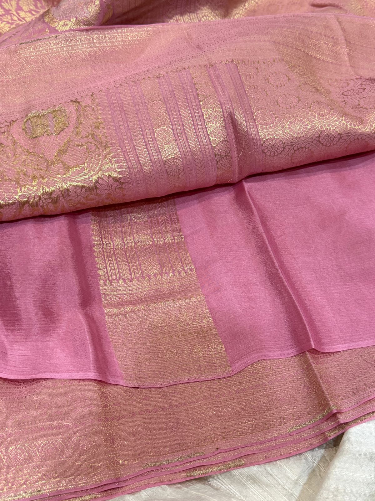 Pure Mysore Brocade Crepe Silk