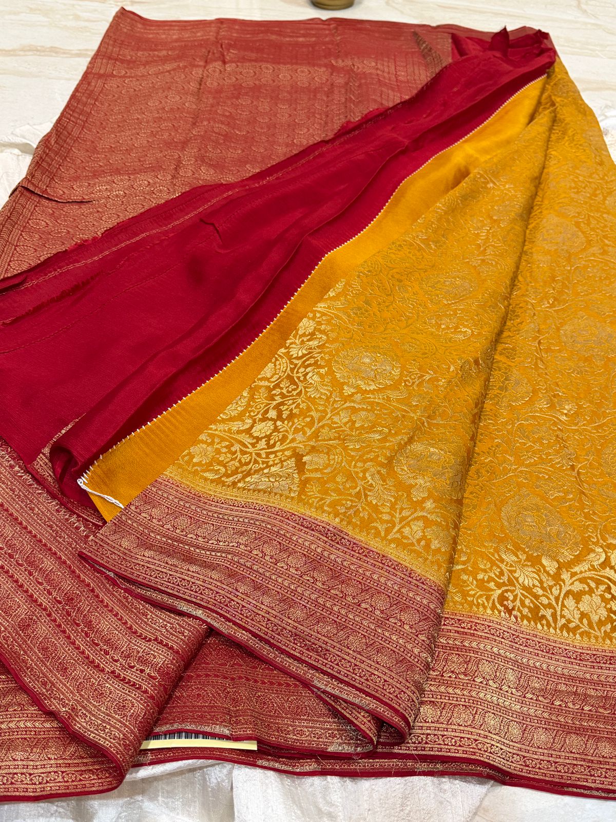 Pure Mysore Brocade Crepe Silk Saree