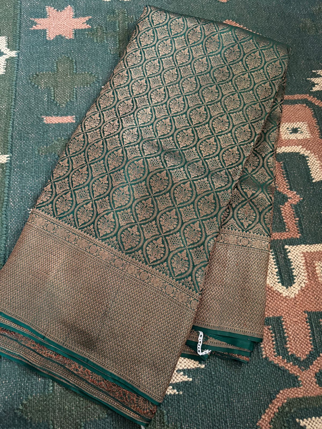Pure Mysore Brocade Crepe Silk Saree With Antiq Zari Weave