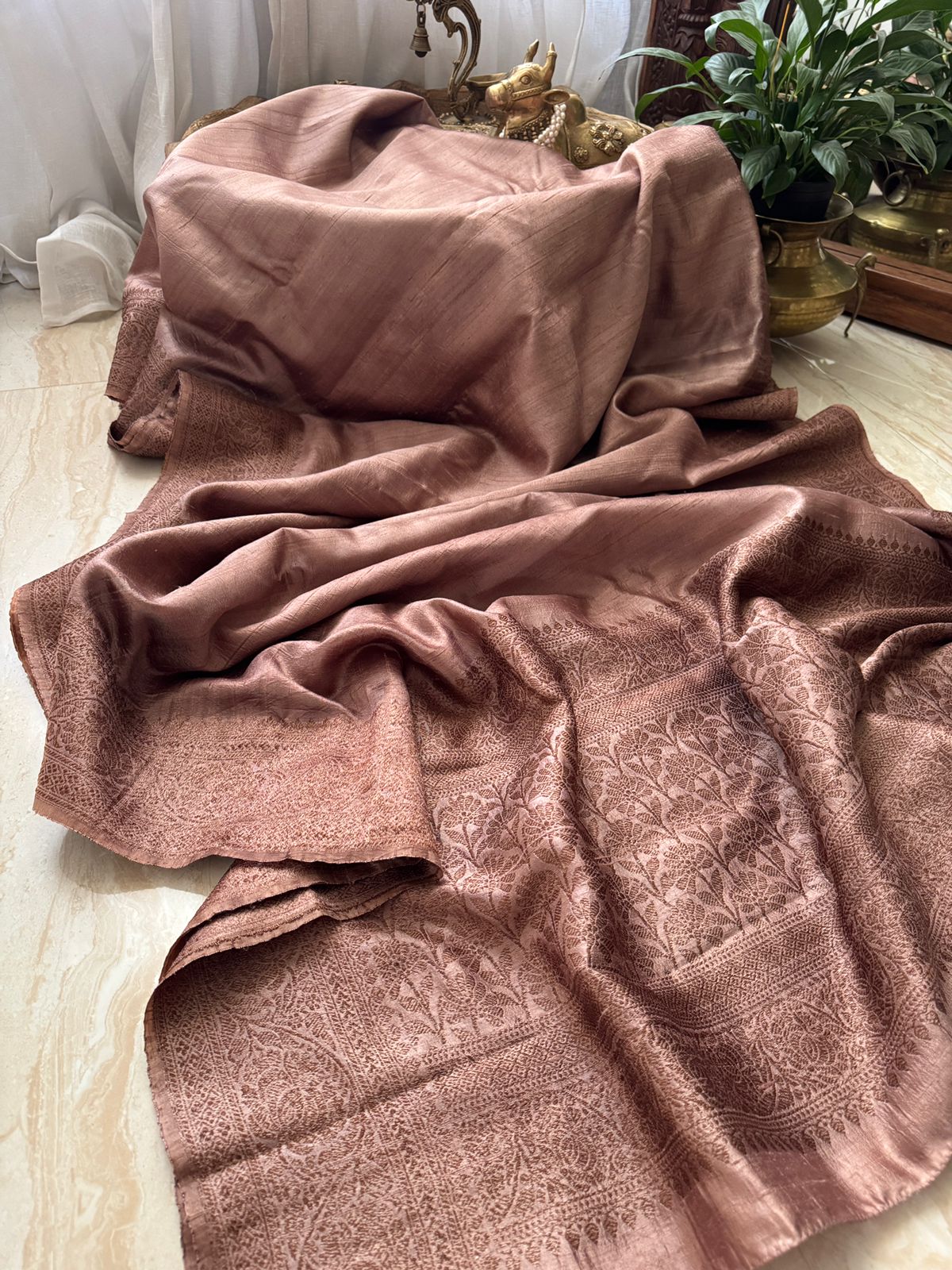 Pure Handloom Raw Silk Banarasi Saree