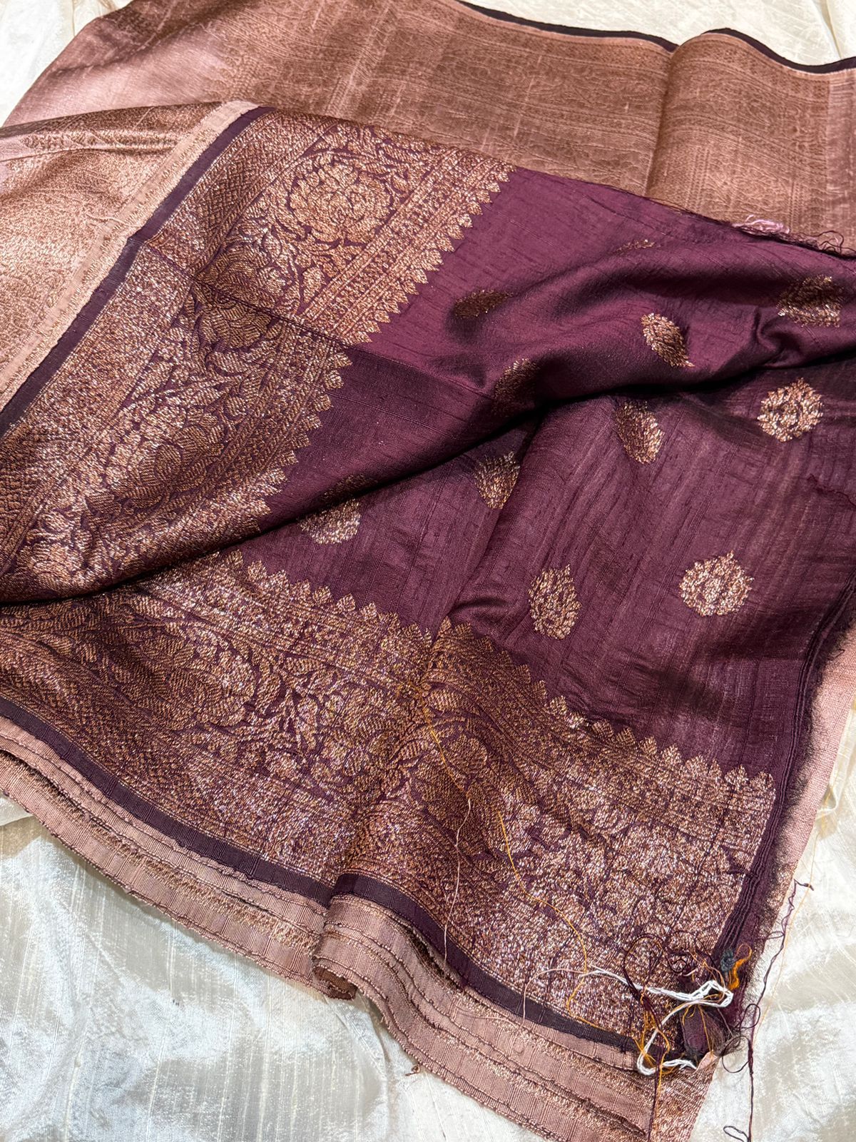 Pure Handloom Raw Silk Banarasi Saree