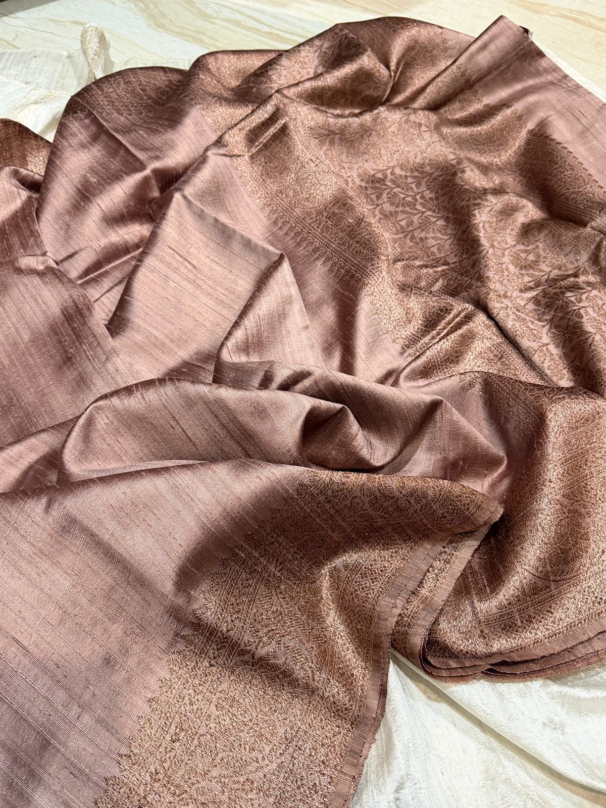 Pure Handloom Raw Silk Banarasi Saree
