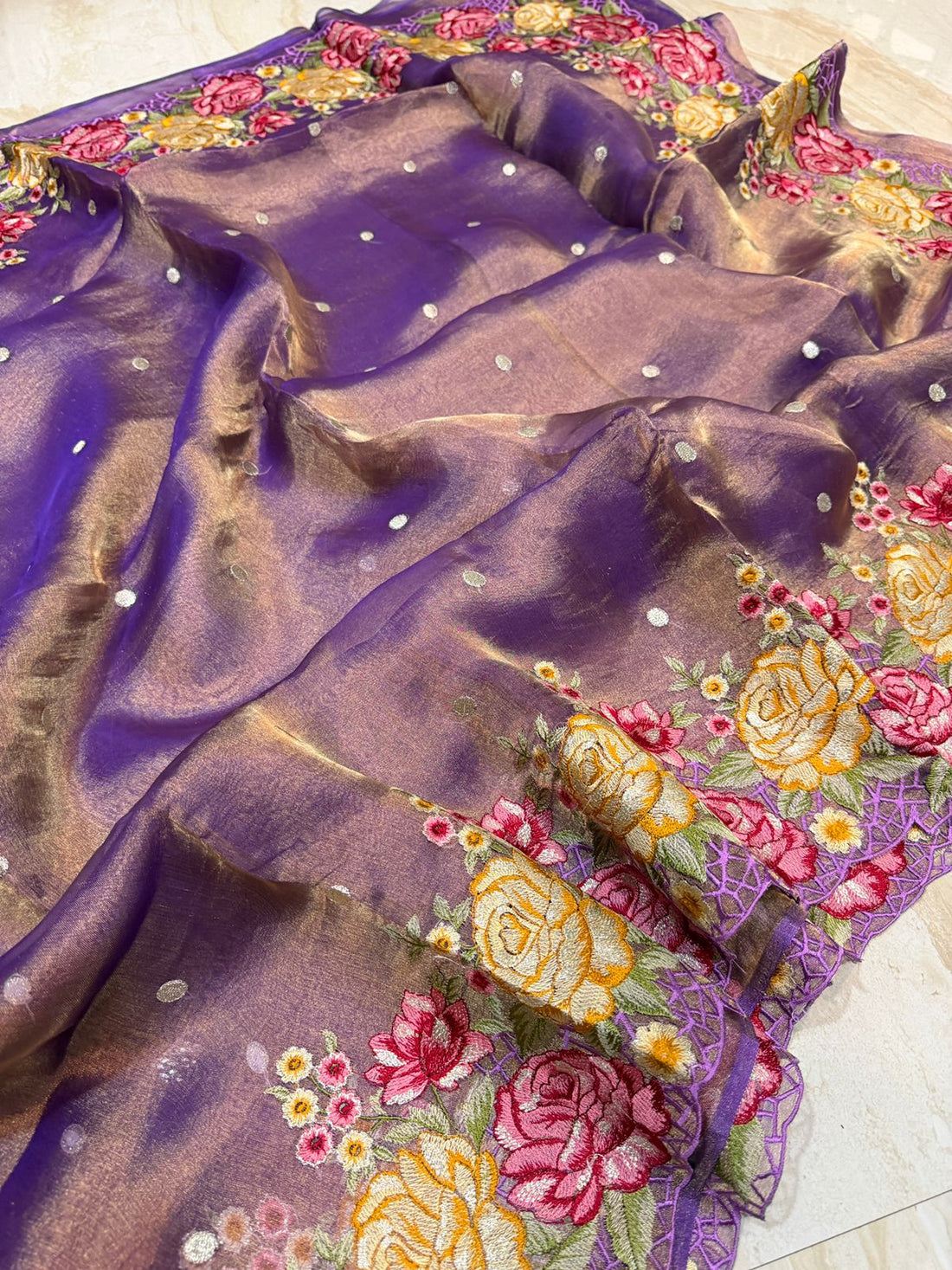 Banarasi Soft Tissue Silk Saree – Timeless Grace in Every Drape