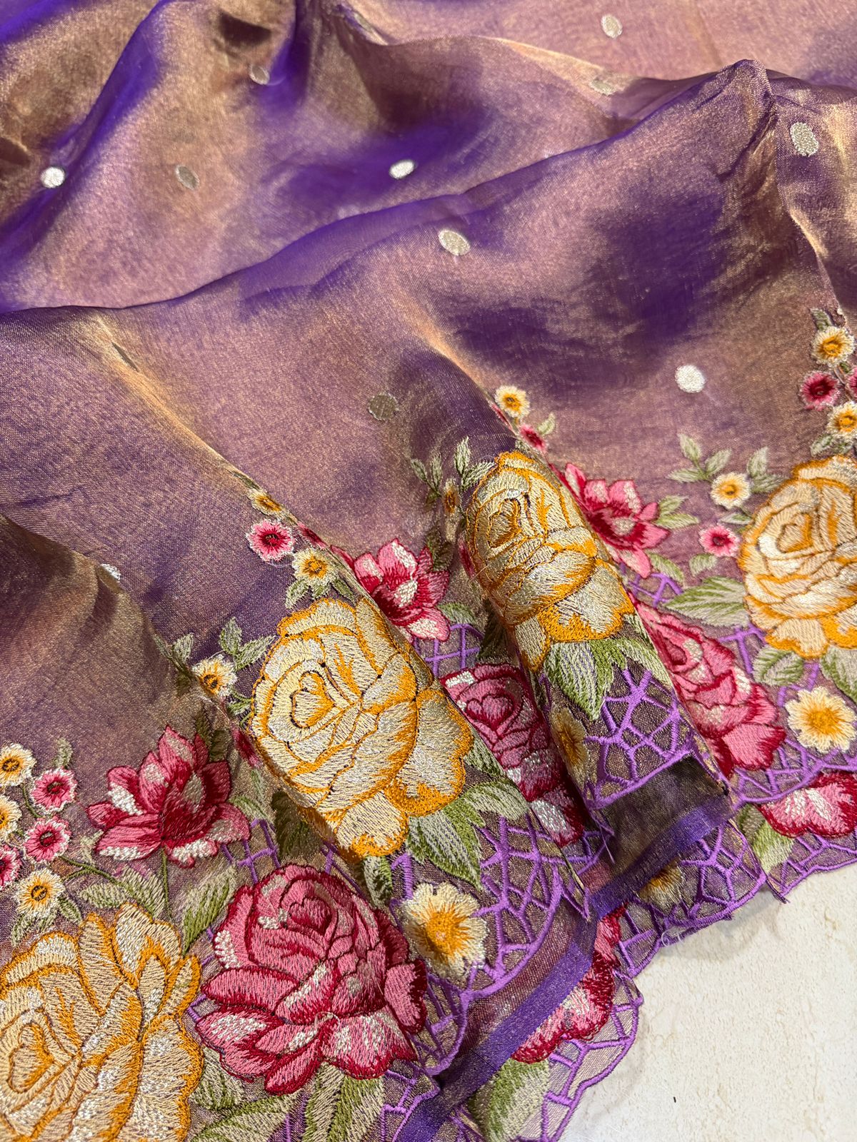 Banarasi Soft Tissue Silk Saree – Timeless Grace in Every Drape