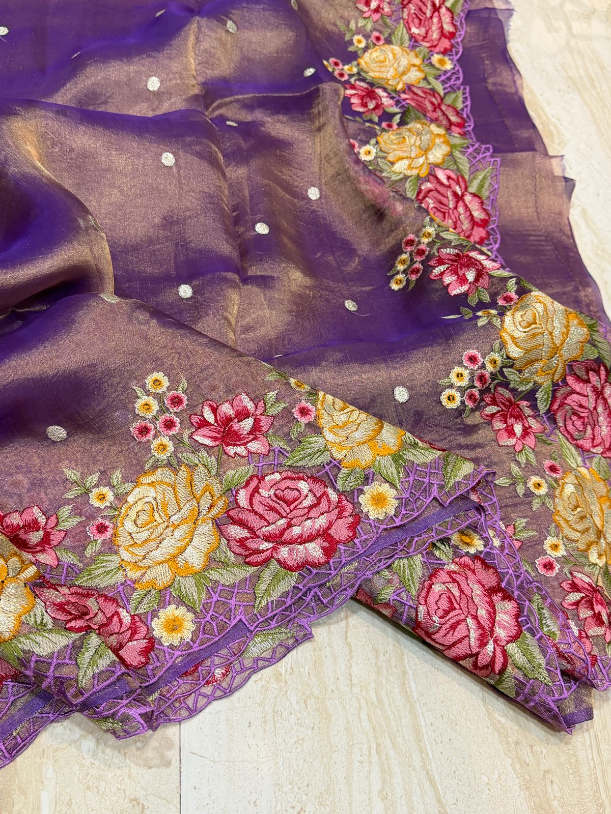Banarasi Soft Tissue Silk Saree – Timeless Grace in Every Drape