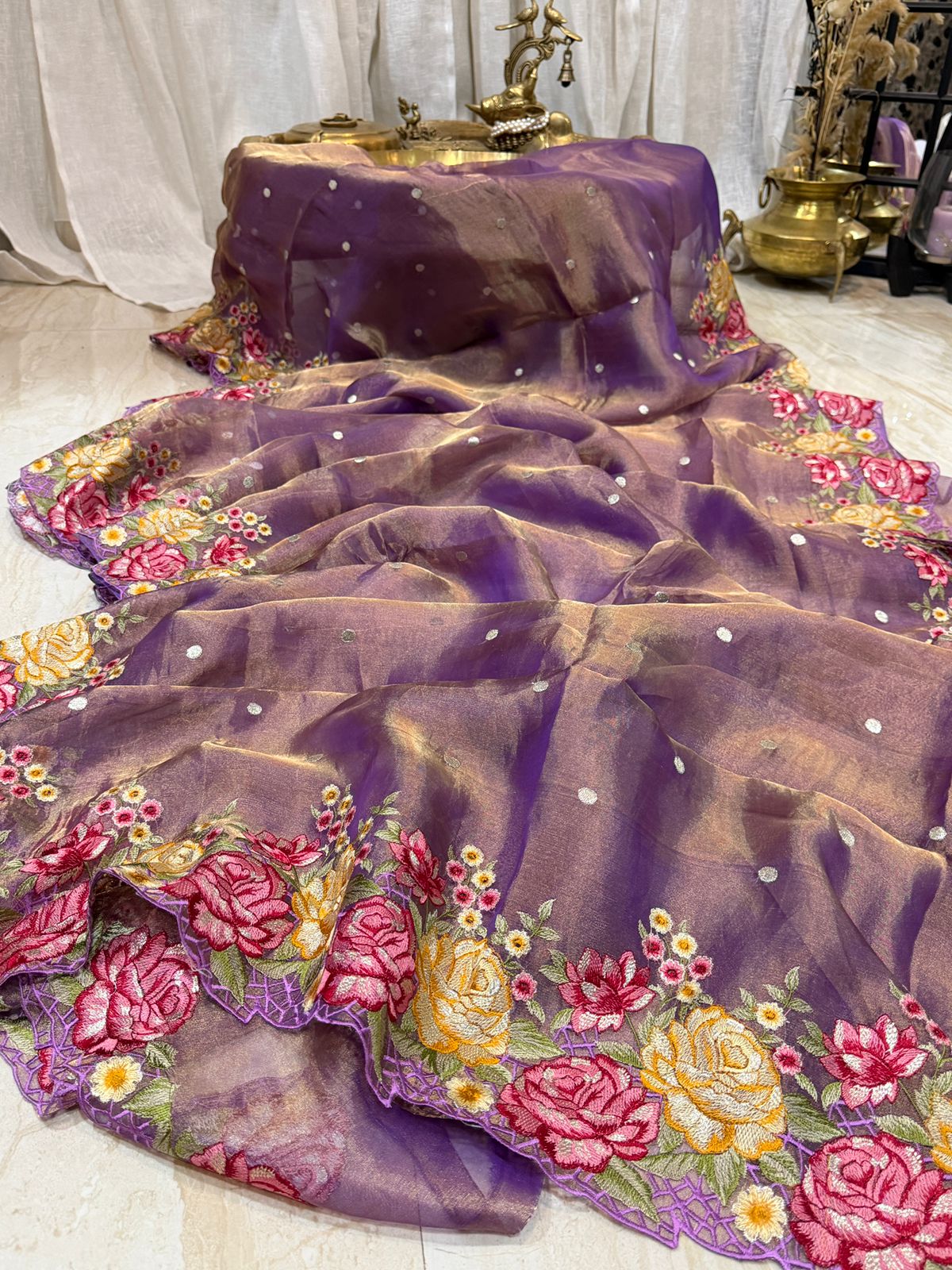 Banarasi Soft Tissue Silk Saree – Timeless Grace in Every Drape