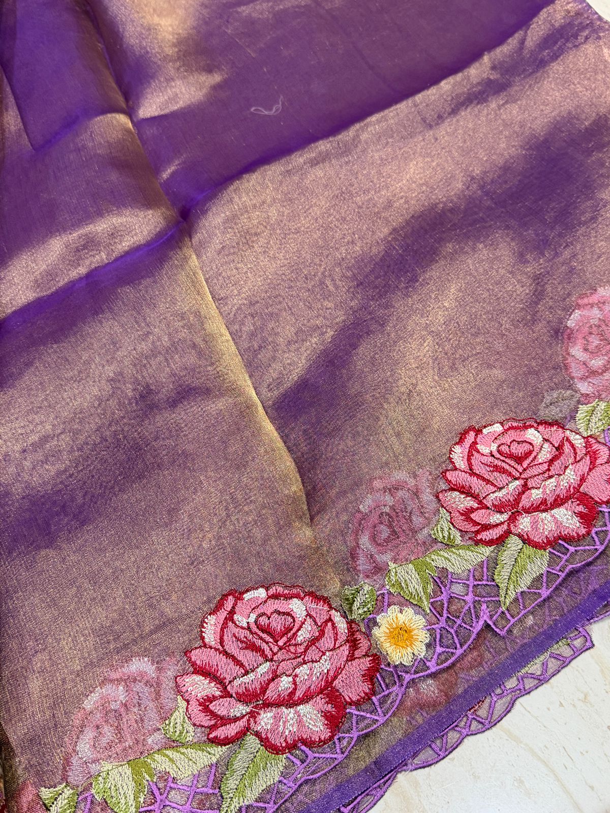 Banarasi Soft Tissue Silk Saree – Timeless Grace in Every Drape