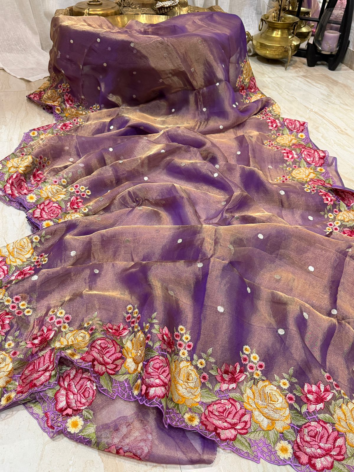 Banarasi Soft Tissue Silk Saree – Timeless Grace in Every Drape
