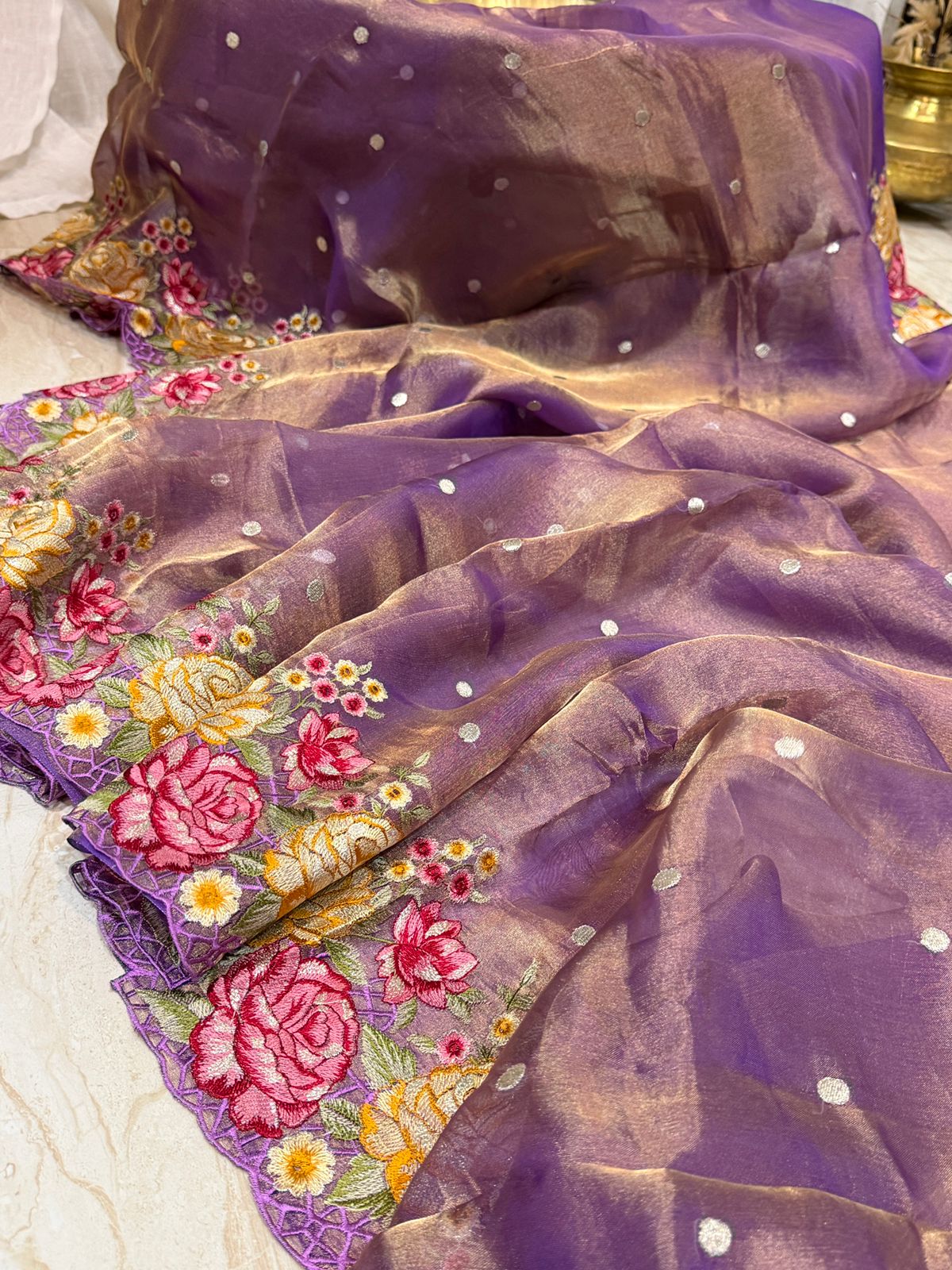 Banarasi Soft Tissue Silk Saree – Timeless Grace in Every Drape