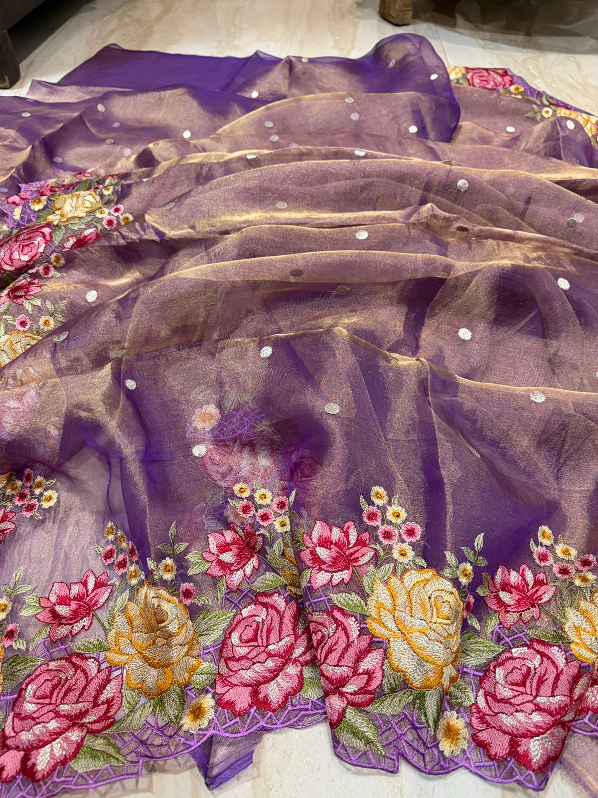 Banarasi Soft Tissue Silk Saree – Timeless Grace in Every Drape