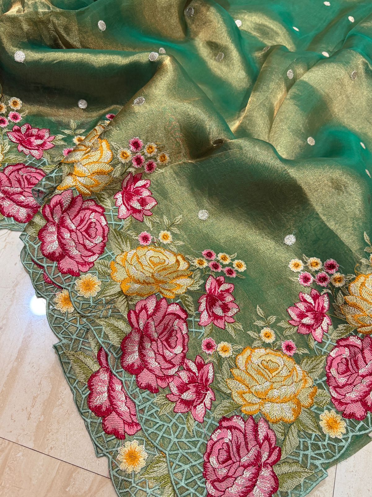 Banarasi Soft Tissue Silk Saree – Timeless Grace in Every Drape