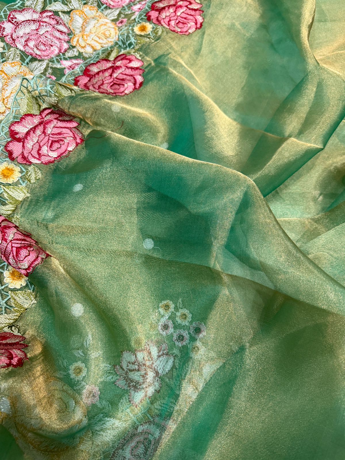 Banarasi Soft Tissue Silk Saree – Timeless Grace in Every Drape