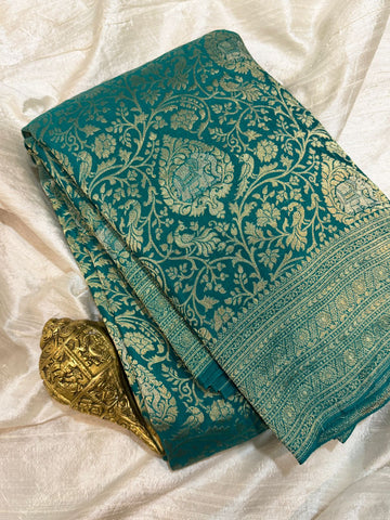 Pure Mysore Brocade Crepe Silk Saree