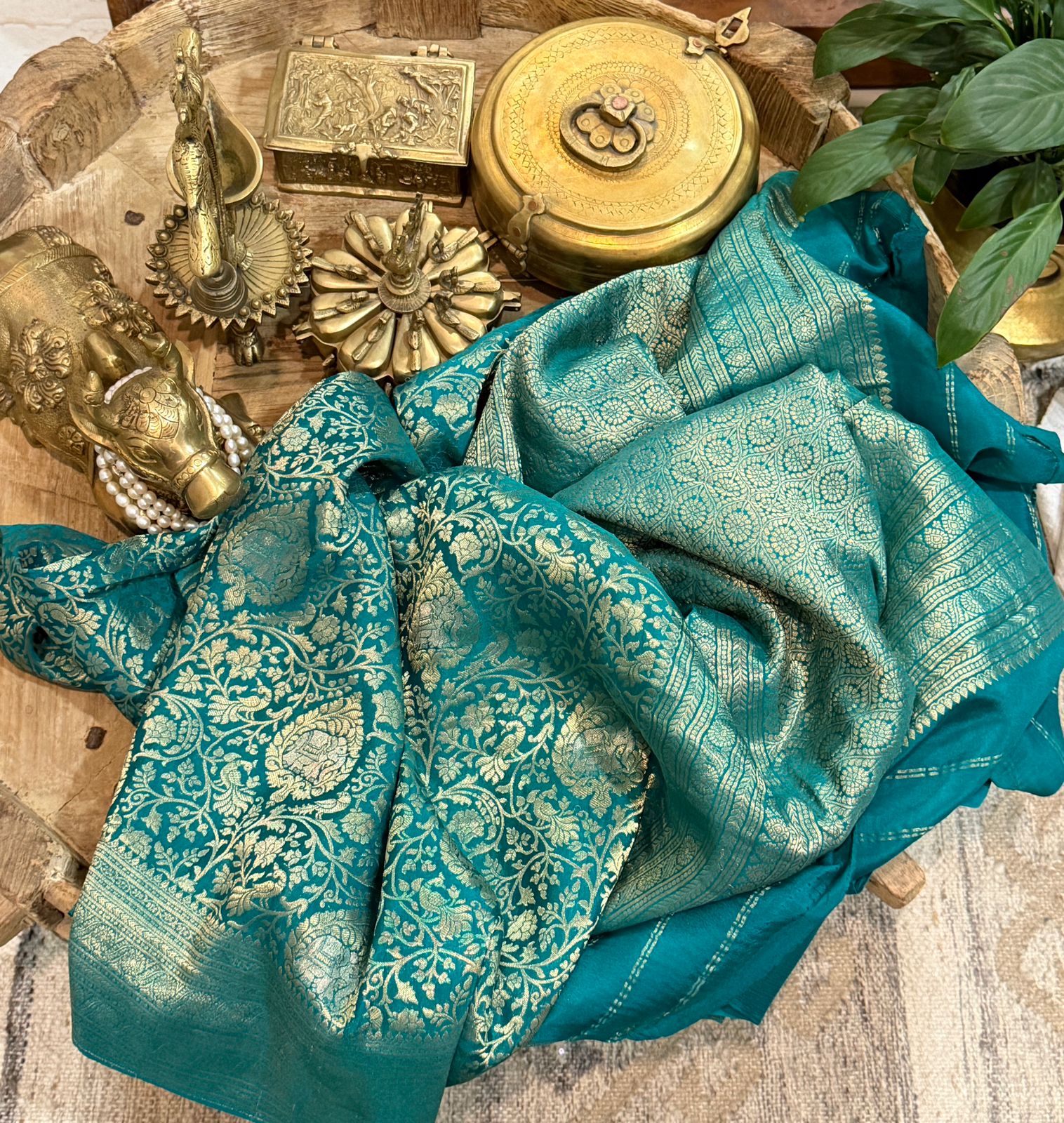 Pure Mysore Brocade Crepe Silk Saree