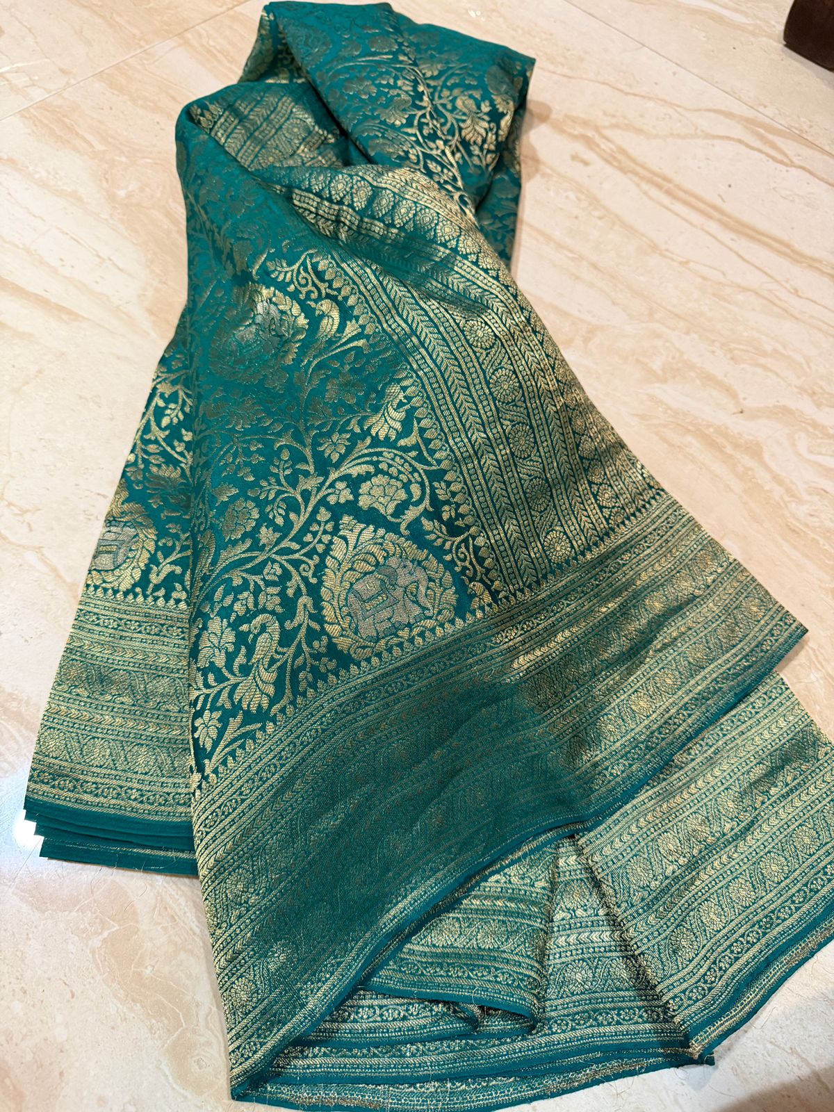 Pure Mysore Brocade Crepe Silk Saree