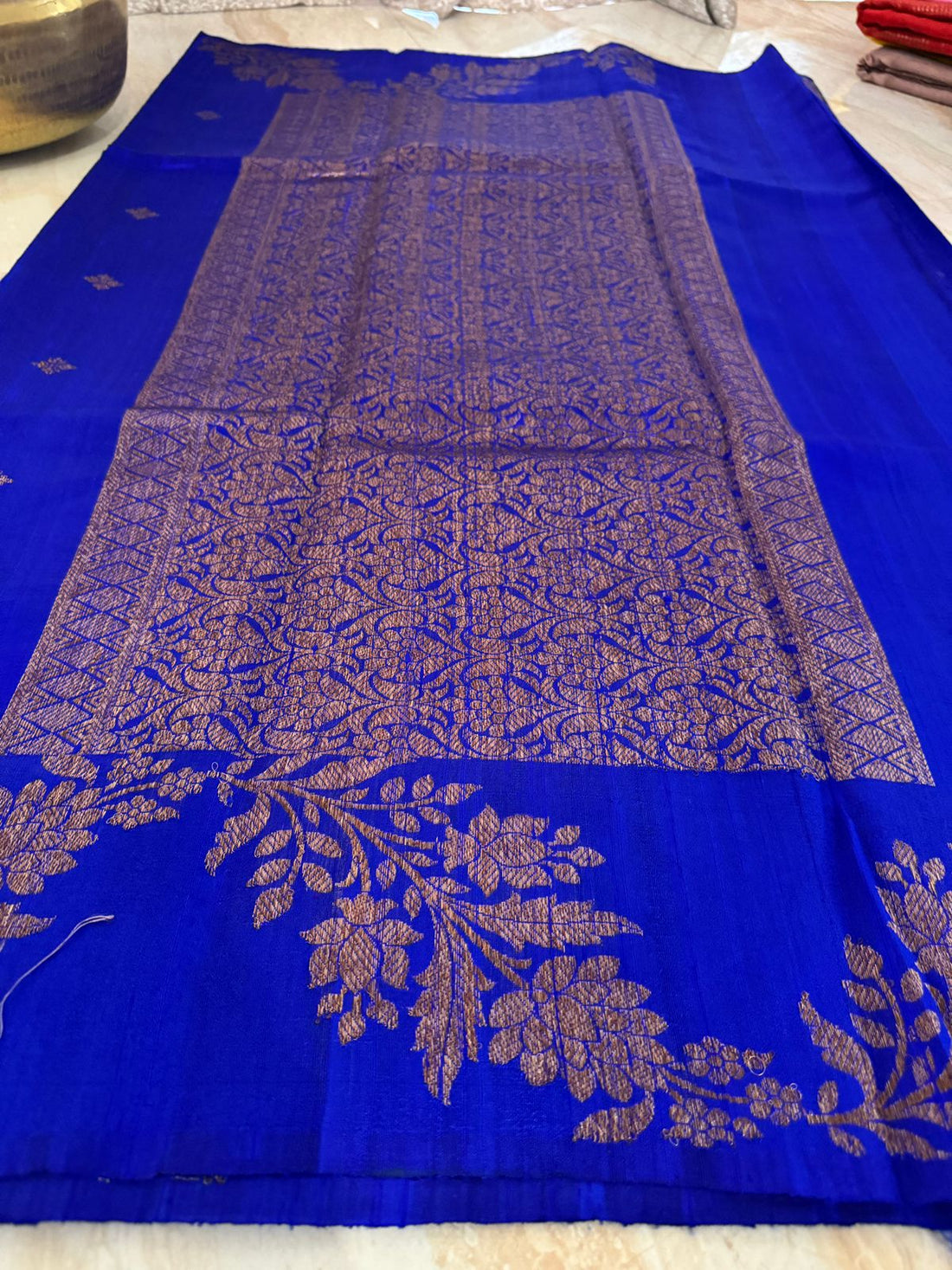 Pure Handoom Raw Silk Banarasi Saree