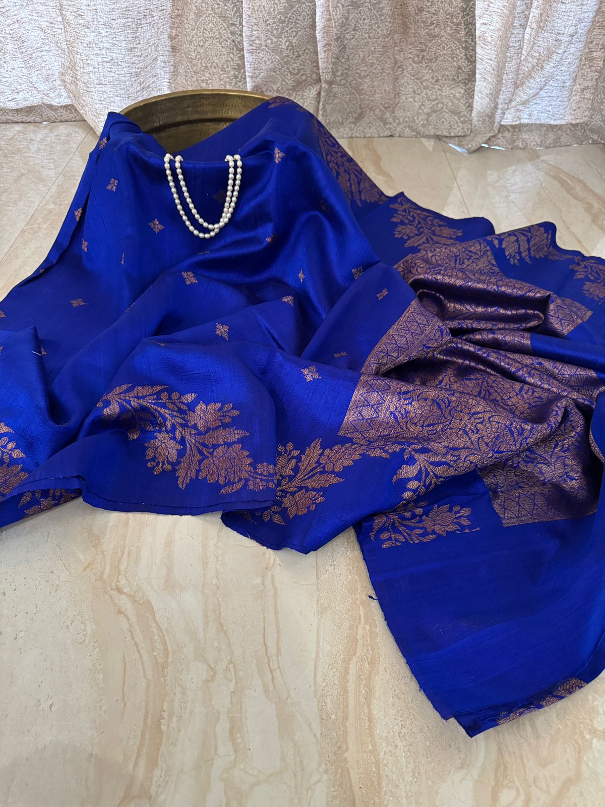 Pure Handoom Raw Silk Banarasi Saree