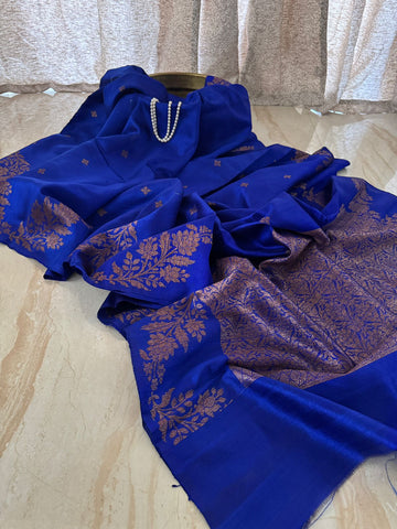 Pure Handoom Raw Silk Banarasi Saree
