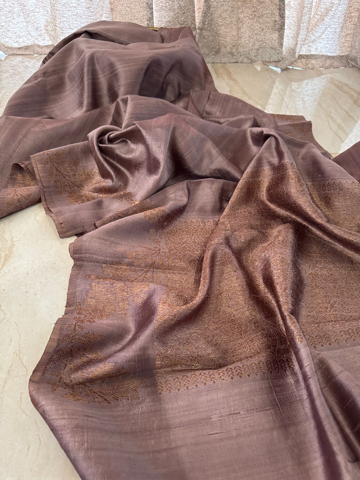 Pure Handloom Raw Silk Banarasi Saree
