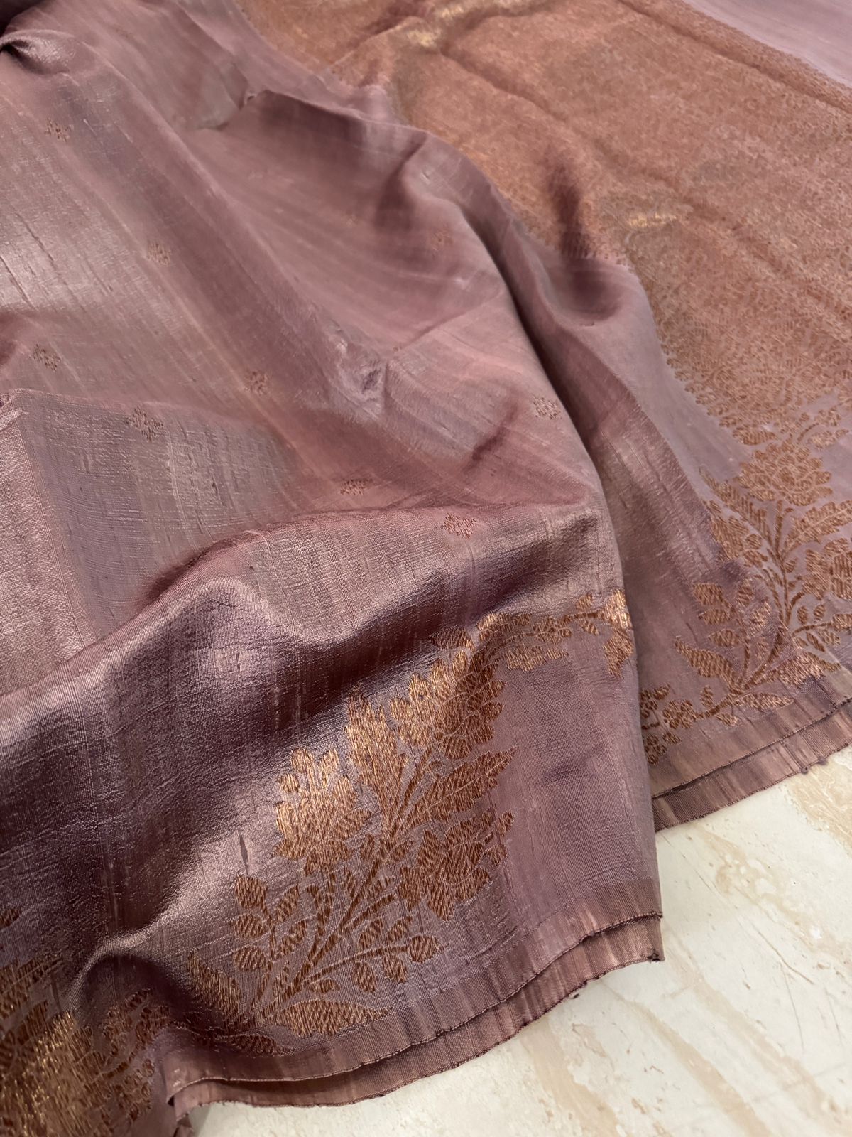 Pure Handloom Raw Silk Banarasi Saree