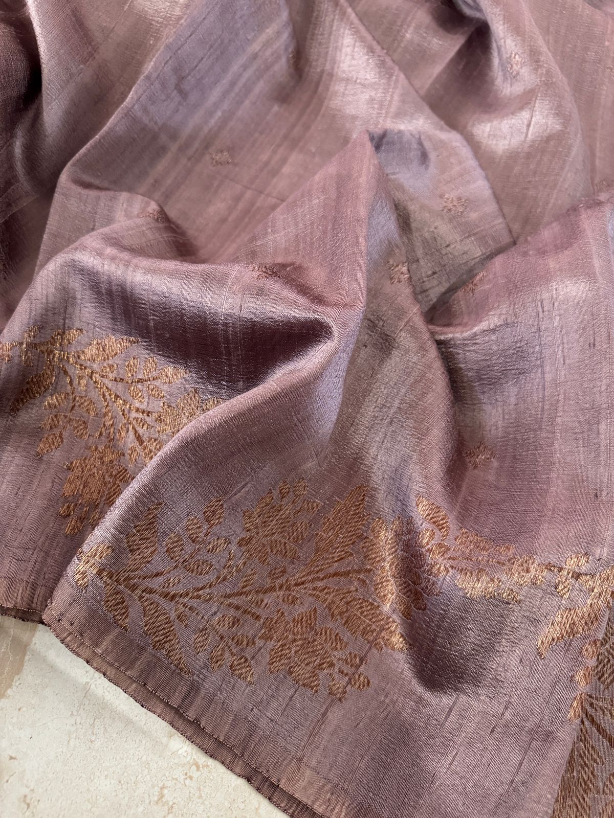 Pure Handloom Raw Silk Banarasi Saree