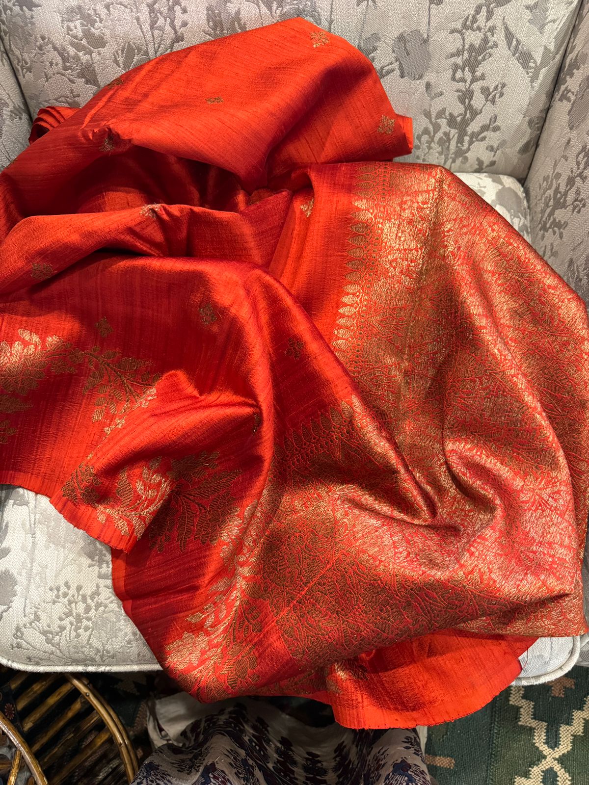 Pure Handloom Raw Silk Banarasi Saree