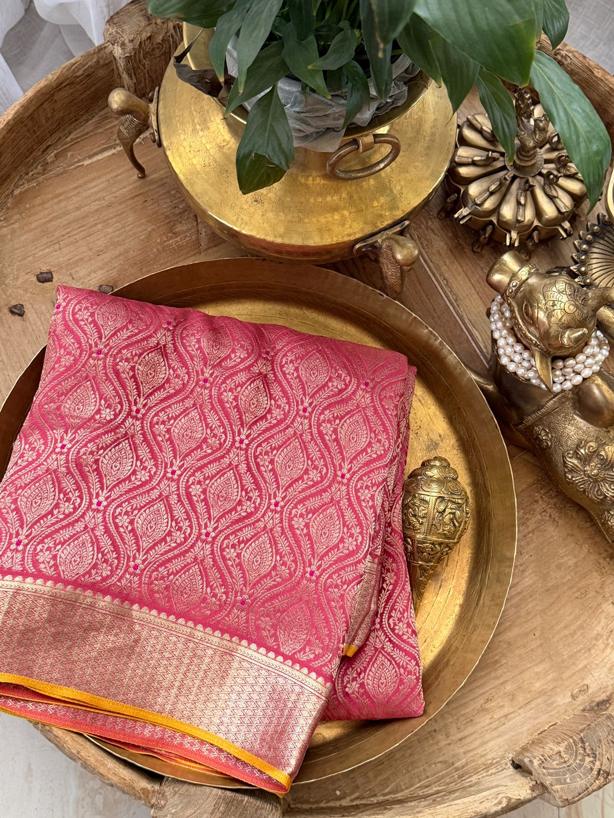 Pure Mysore Brocade Crepe Silk Saree