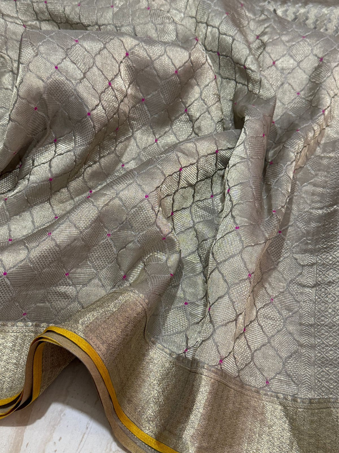 Pure Mysore Brocade Crepe Silk Saree
