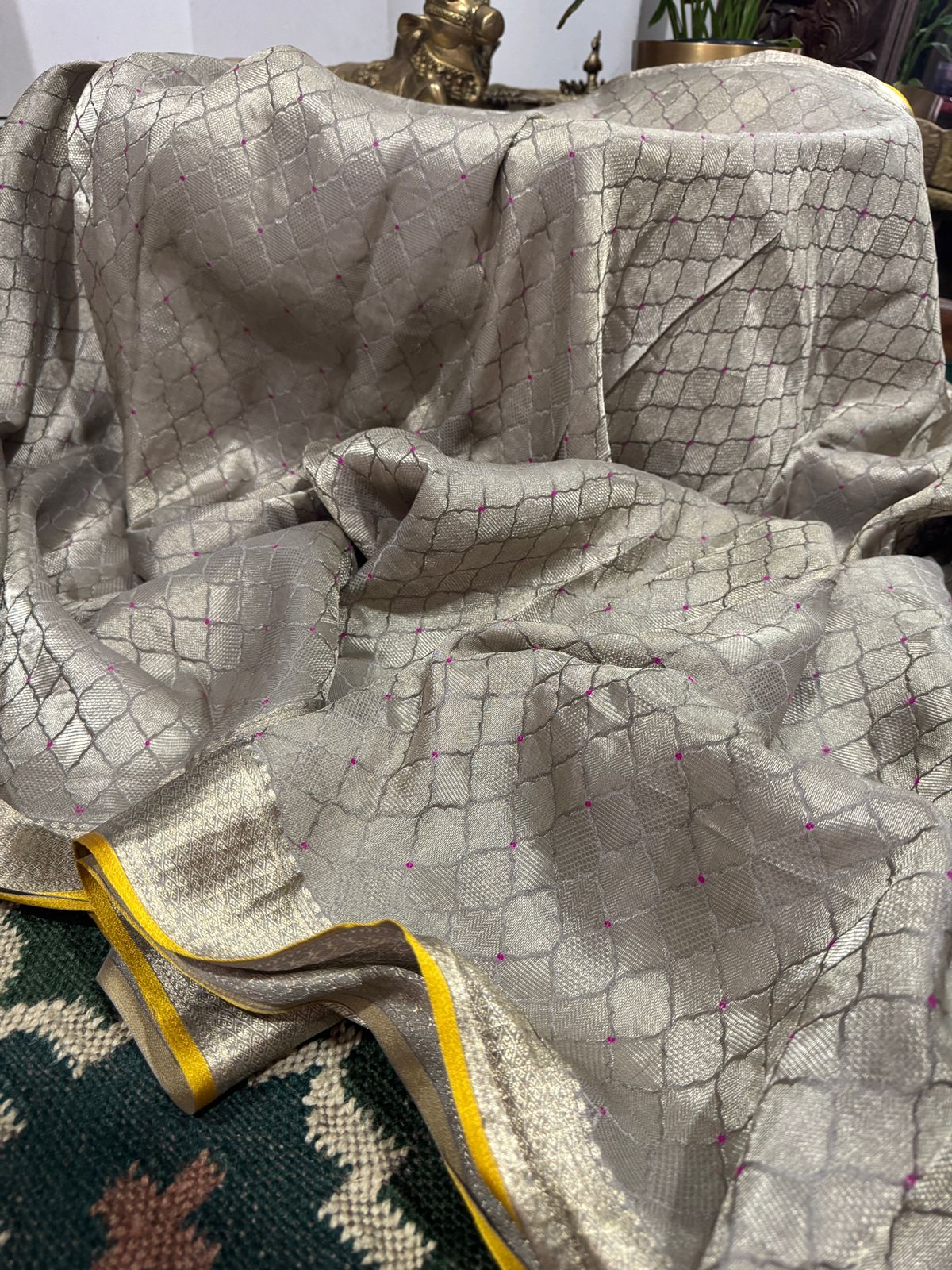 Pure Mysore Brocade Crepe Silk Saree