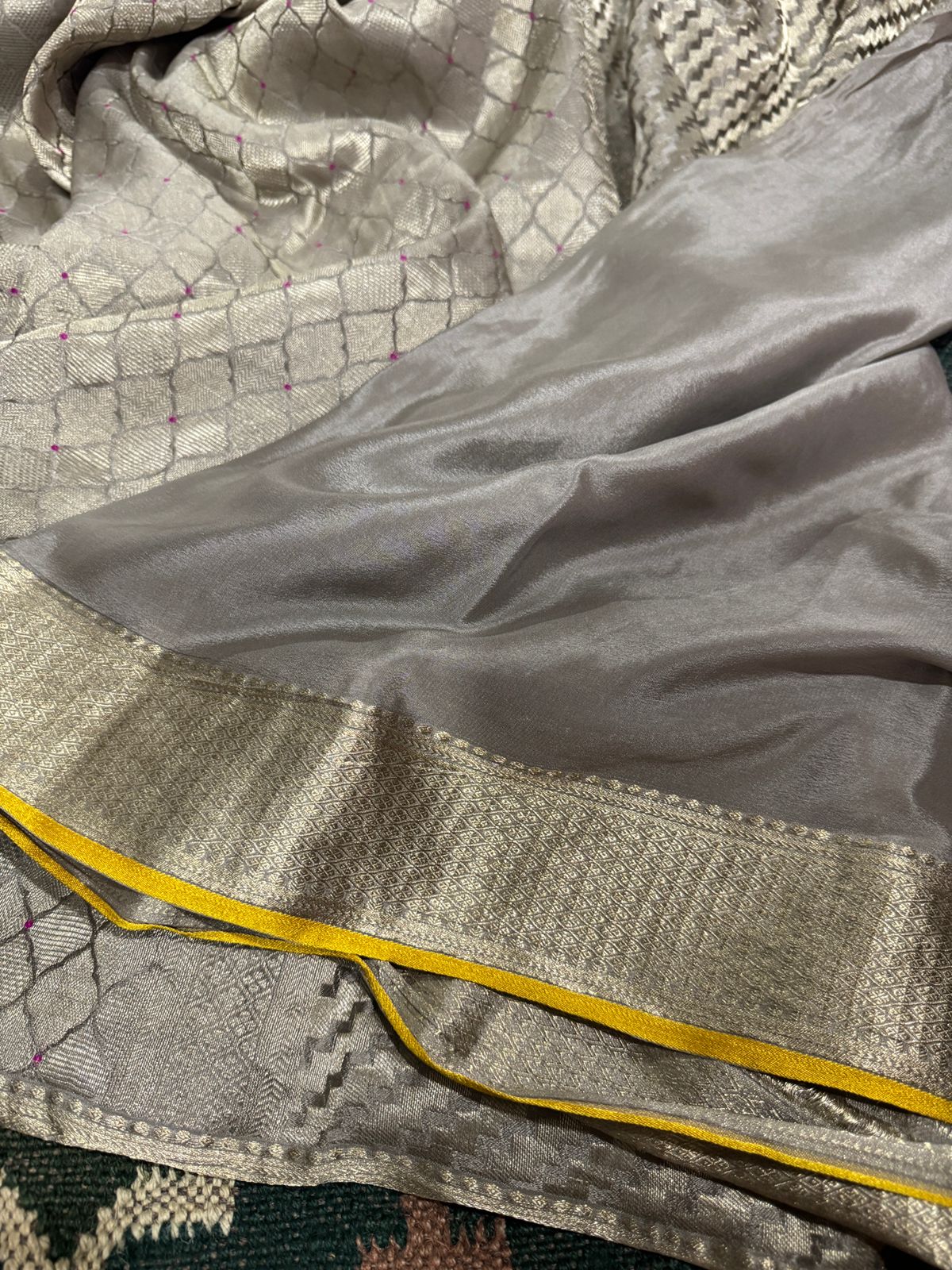 Pure Mysore Brocade Crepe Silk Saree