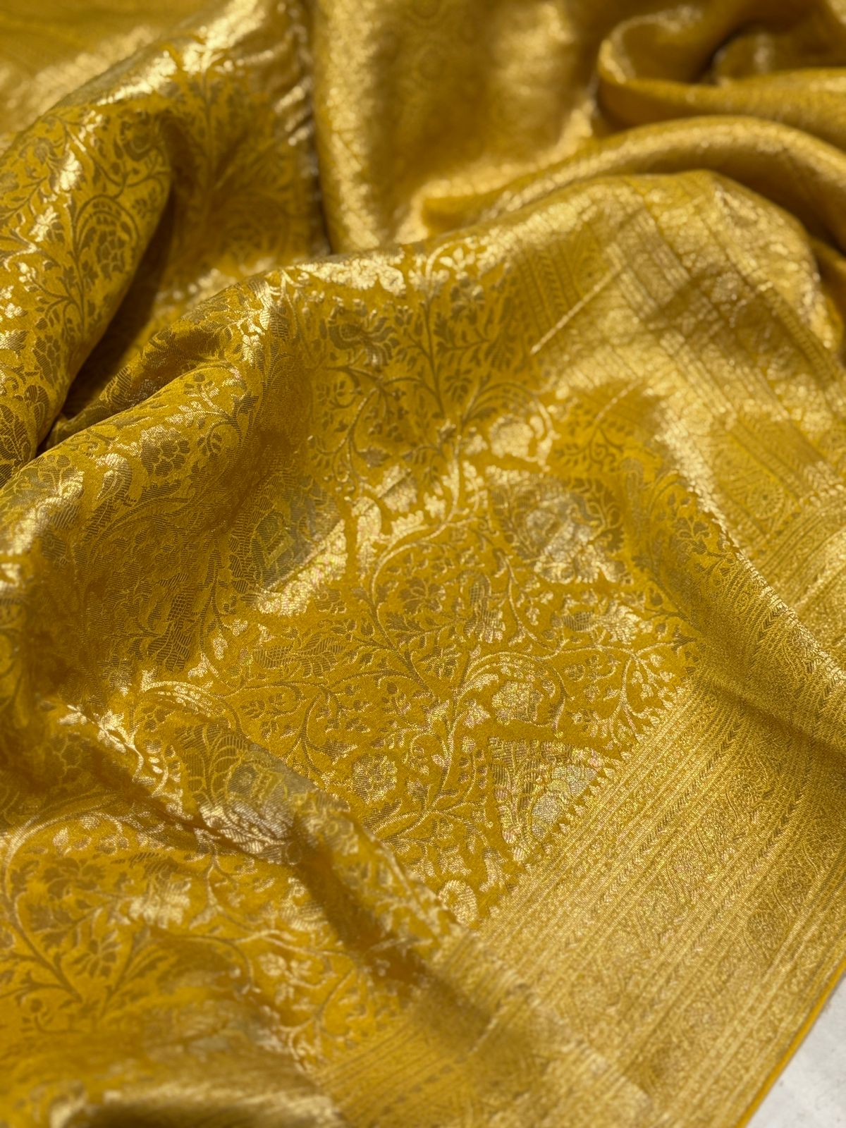 Pure Mysore Brocade Crepe Silk Saree