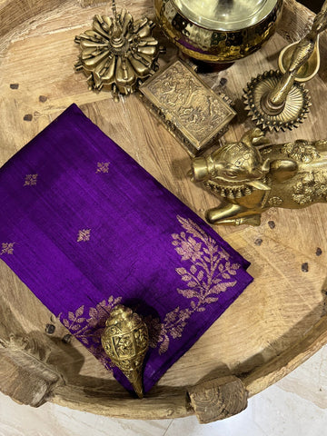 Pure Handloom Raw Silk Banarasi Saree