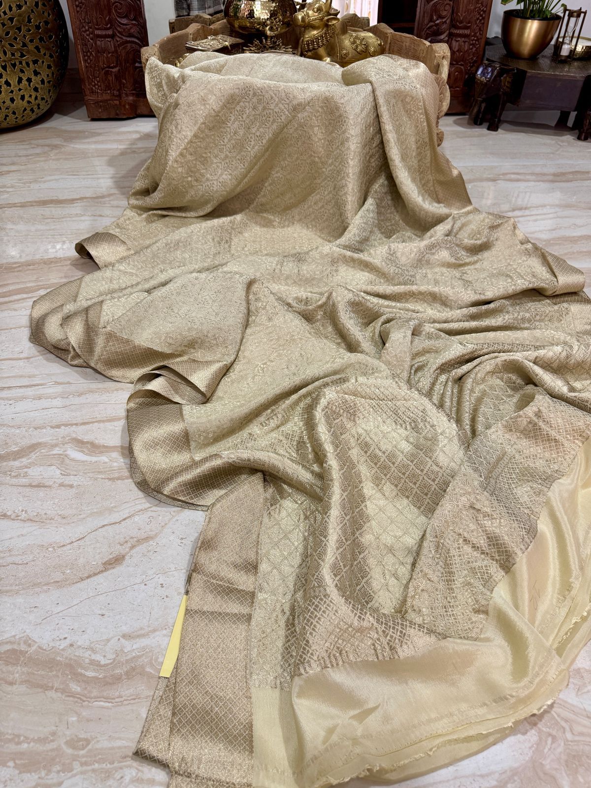 Pure Mysore Brocade Crepe Silk Saree