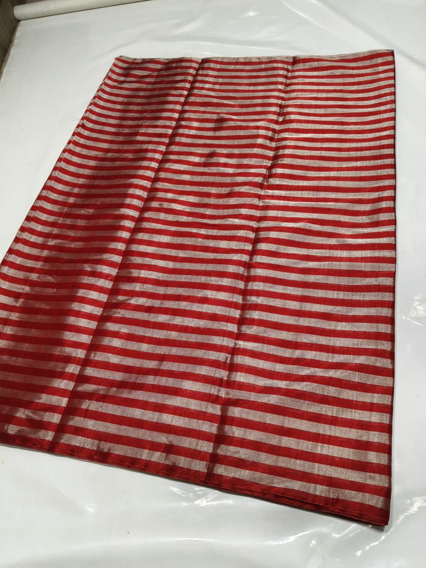 Handloom Tissue Silk Saree with Metallic Sheen