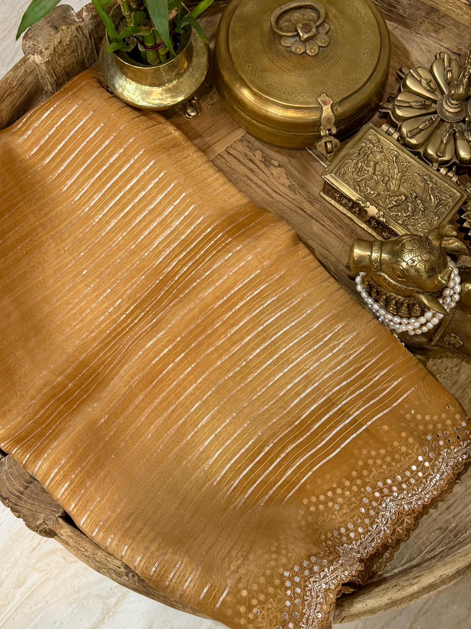 Pure Organza Saree – Subtle Shine, Timeless Grace