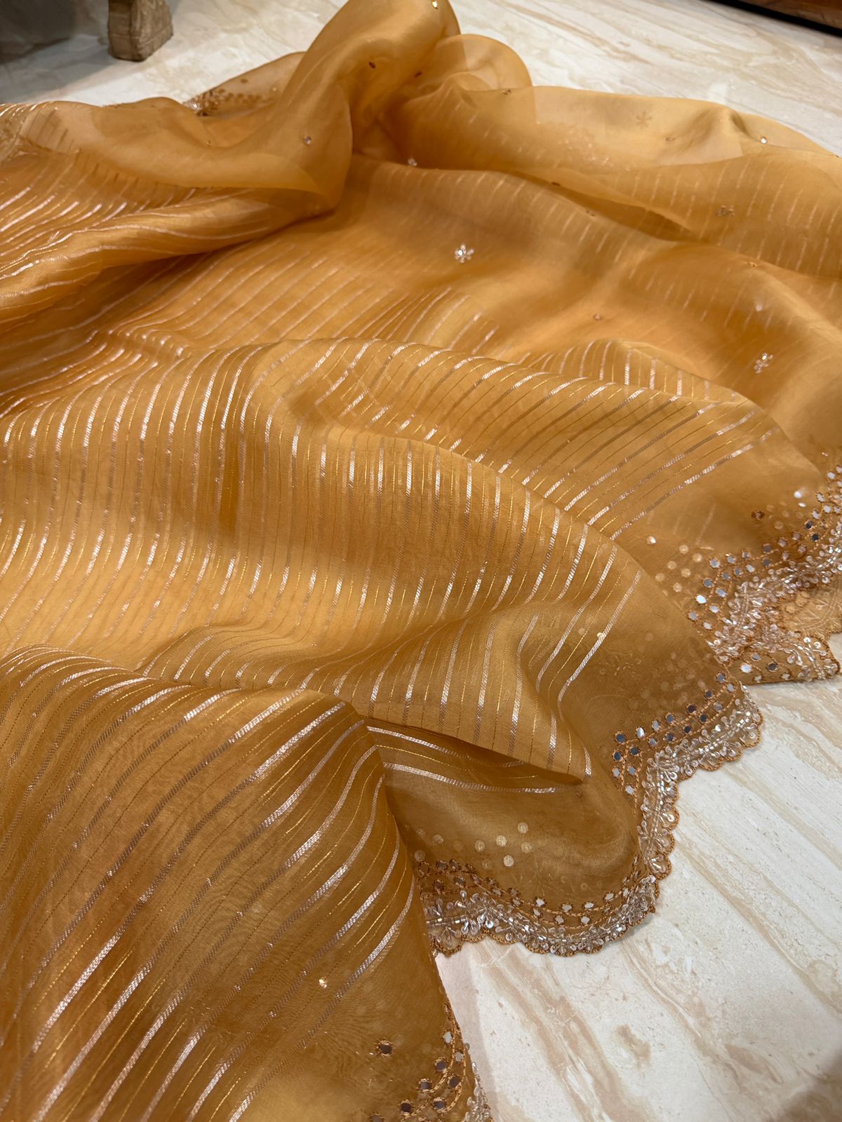 Pure Organza Saree – Subtle Shine, Timeless Grace