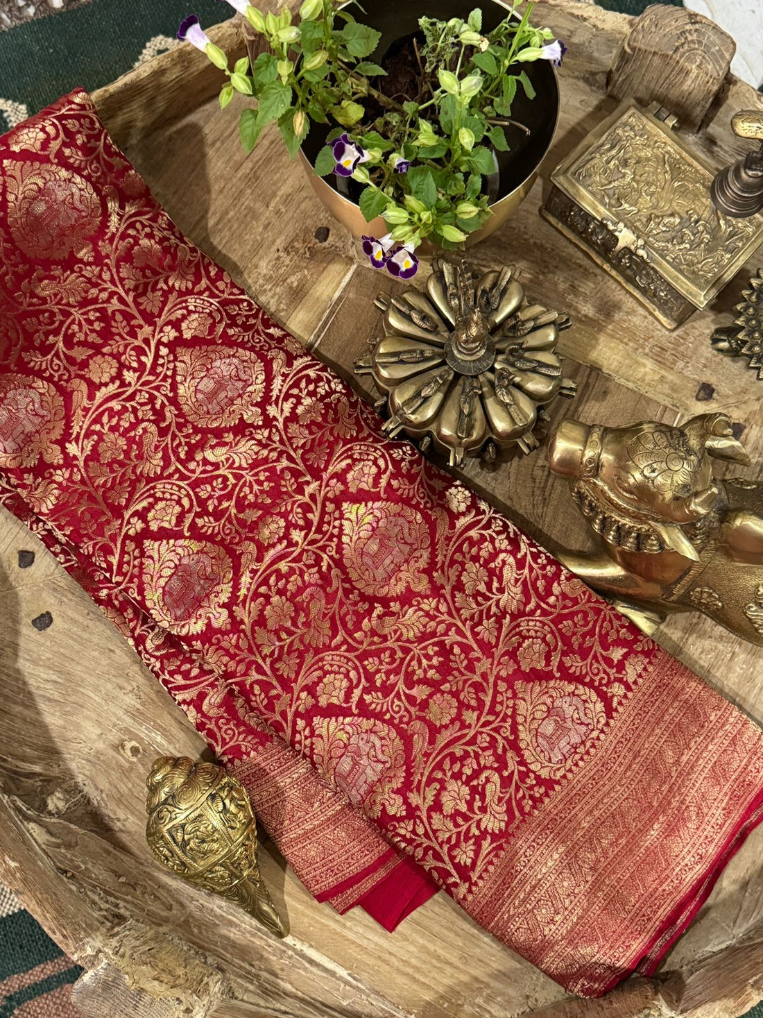 Pure Mysore Brocade Crepe Silk Saree