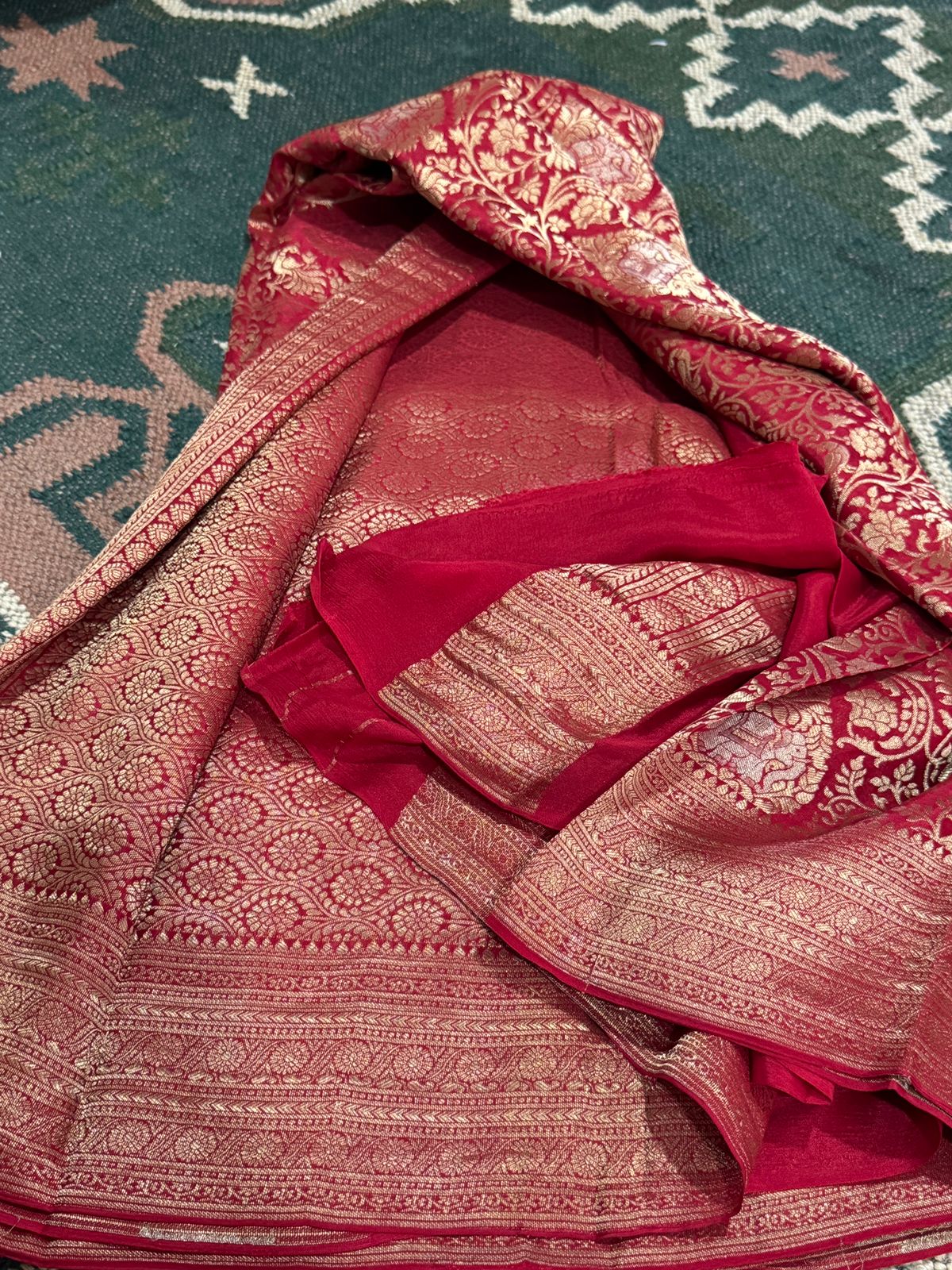 Pure Mysore Brocade Crepe Silk Saree