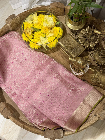 Pure Mysore Brocade Crepe Silk Saree
